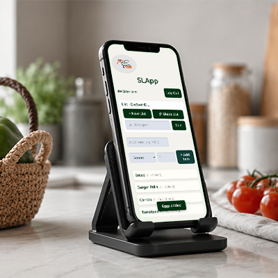 SLApp main shopping list interface