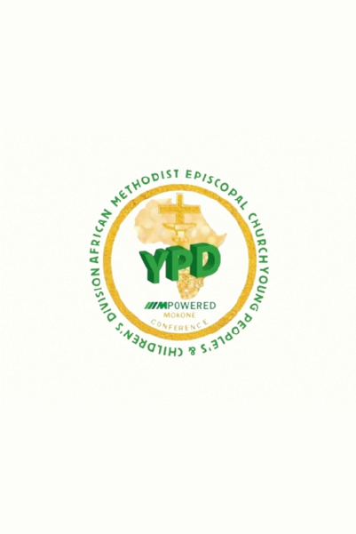 Final hold still from YPD Mokone Conference logo reveal