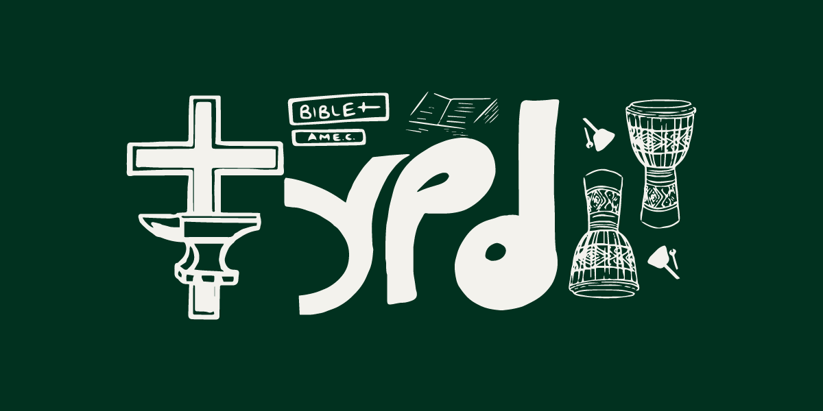 Custom YPD pattern designed for the reporting poster