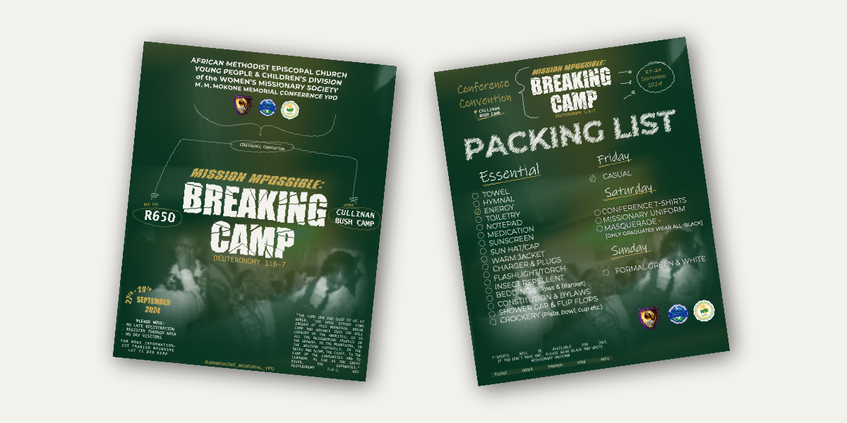 4M YPD Convention 2024 poster and packing list campaign visual
