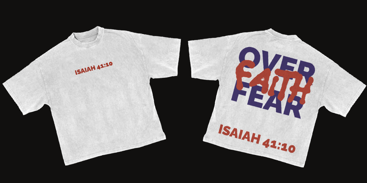 Christian merch design mockup for Kustom Kreations
