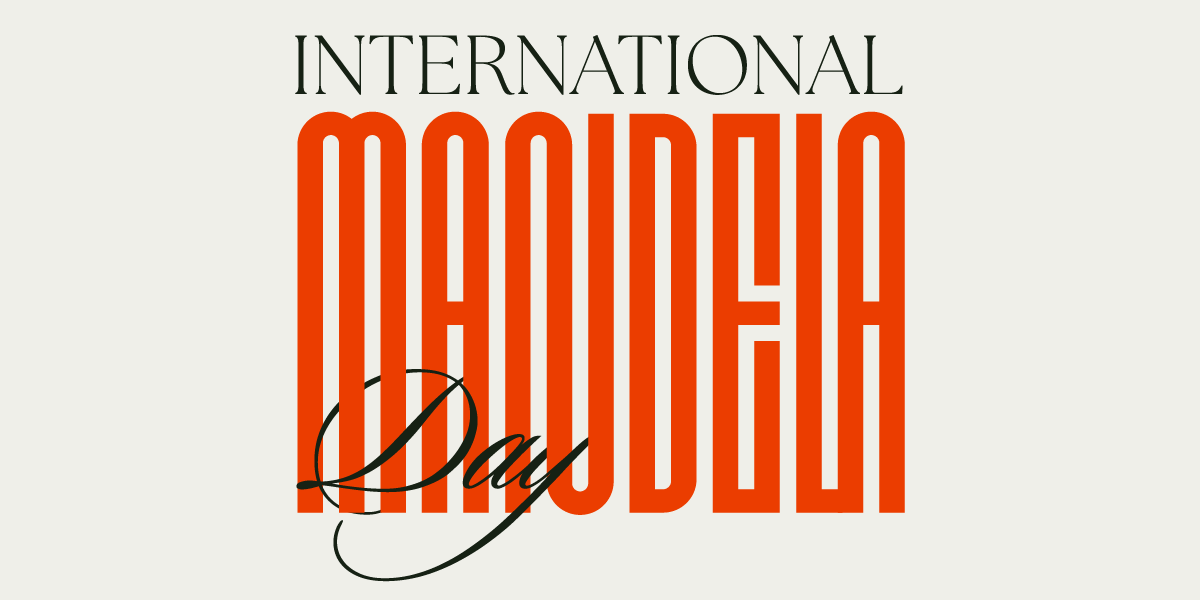 Nelson Mandela Day supporting visual design